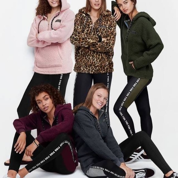 .🎉Victoria Secret Pink Sherpa Hoodie - Picture 7 of 8